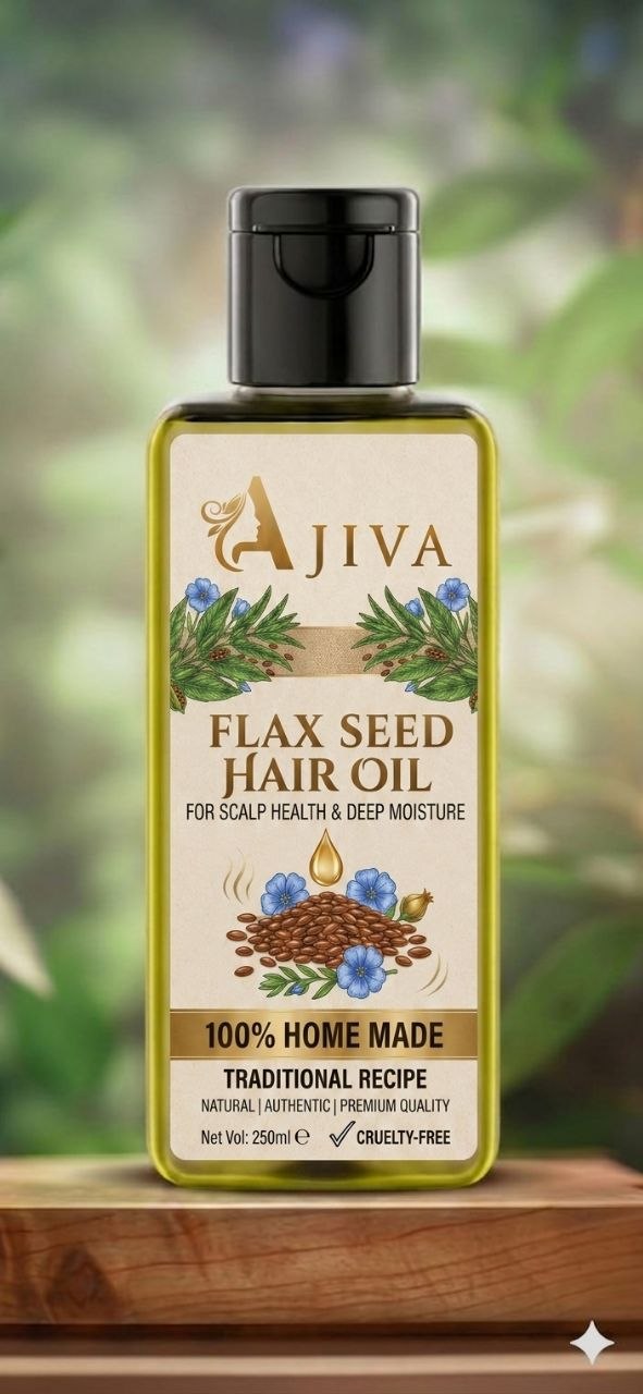 Mystiq Living Flaxseed Oil with Omega - 3 for Healthy Hair, Skin & Body - 100 ML