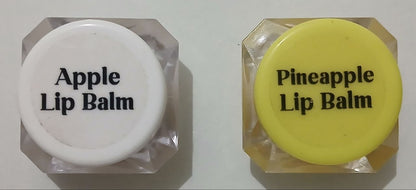 Apple-pineapple Brightening Lip Balm for Dark Lips with Peptides & Vitamin C (pack of-2)