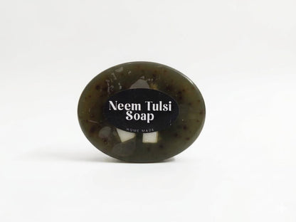 Ajiva Neem Tulsi Herbal Body Cleanser Soap for Men and Women (100g, Pack of 4)