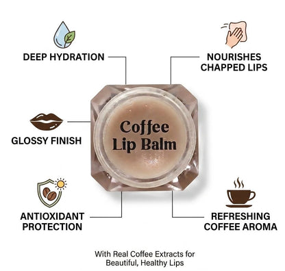 Coffee&pineapple Lip Balm or Moisturization (10gm) (pack of 2)